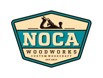 NOCA Woodworks logo design by Alfatih05