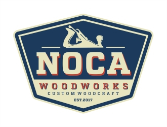 NOCA Woodworks logo design by Alfatih05