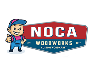 NOCA Woodworks logo design by Optimus