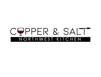 Copper & Salt Northwest Kitchen logo design by axel182