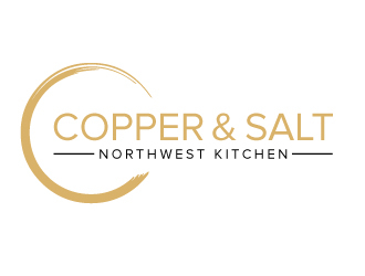 Copper & Salt Northwest Kitchen logo design by gilkkj