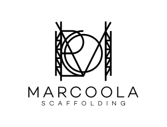 Marcoola Scaffolding  logo design by Alfatih05