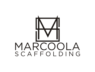 Marcoola Scaffolding  logo design by BintangDesign
