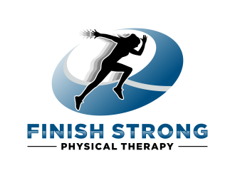 Finish Strong Physical Therapy logo design by ekitessar