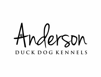 Anderson Duck Dog Kennels logo design by christabel