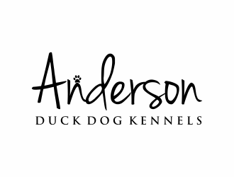 Anderson Duck Dog Kennels logo design by christabel