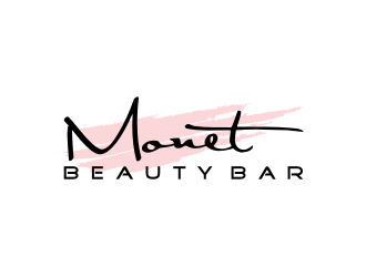 Monet Beauty Bar logo design by sodimejo