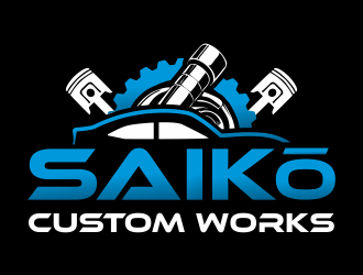 Saikō Custom Works logo design by cikiyunn