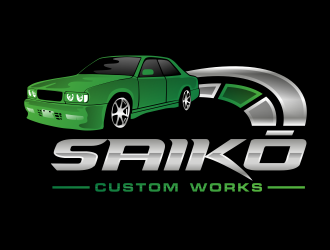 Saikō Custom Works logo design by qqdesigns