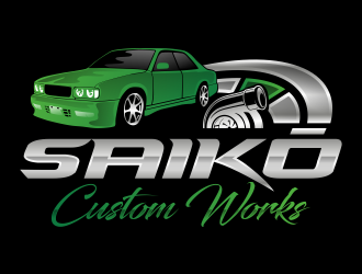 Saikō Custom Works logo design by qqdesigns