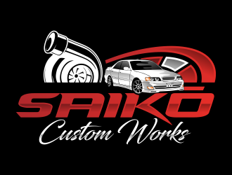 Saikō Custom Works logo design by qqdesigns