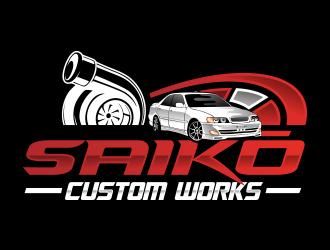 Saikō Custom Works logo design by qqdesigns