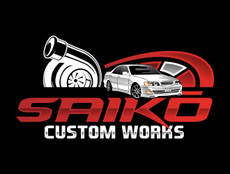 Saikō Custom Works logo design by qqdesigns