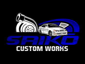 Saikō Custom Works logo design by qqdesigns