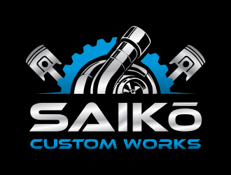 Saikō Custom Works logo design by cikiyunn