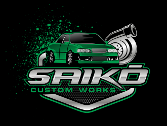 Saikō Custom Works logo design by qqdesigns