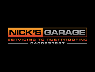 Nick’s Garage  logo design by p0peye