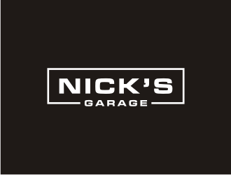 Nick’s Garage  logo design by Artomoro