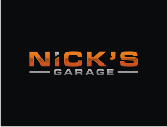 Nick’s Garage  logo design by Artomoro