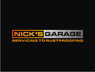 Nick’s Garage  logo design by Artomoro
