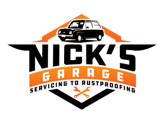 Nick’s Garage  logo design by scriotx