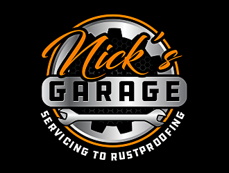 Nick’s Garage  logo design by scriotx