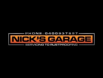 Nick’s Garage  logo design by luckyprasetyo
