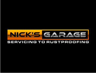 Nick’s Garage  logo design by puthreeone
