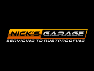 Nick’s Garage  logo design by puthreeone