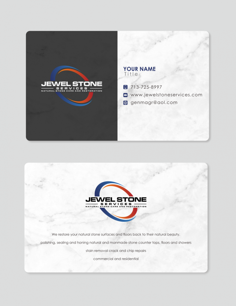 Jewel Stone Services logo design by domerouz