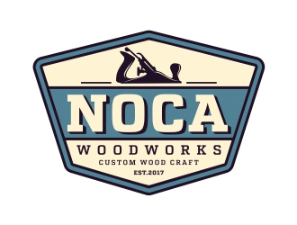 NOCA Woodworks logo design by Alfatih05