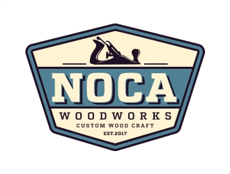 NOCA Woodworks logo design by Alfatih05