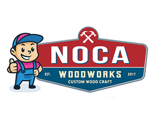NOCA Woodworks logo design by Optimus