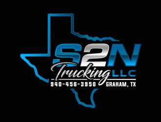 S2N Trucking LLC logo design by Benok