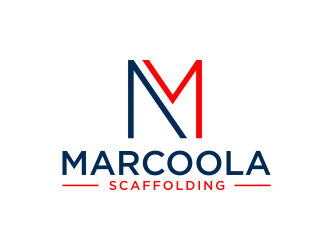 Marcoola Scaffolding  logo design by GassPoll