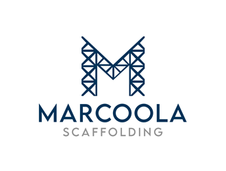 Marcoola Scaffolding  logo design by kunejo