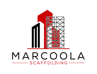 Marcoola Scaffolding  logo design by cintoko