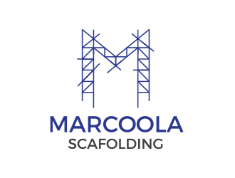 Marcoola Scaffolding  logo design by MarkindDesign