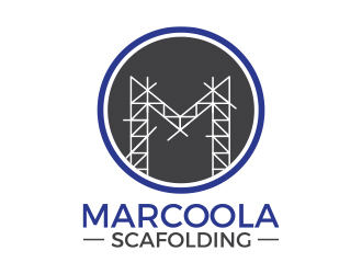 Marcoola Scaffolding  logo design by MarkindDesign