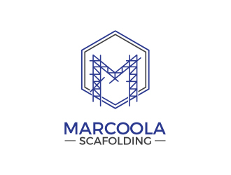 Marcoola Scaffolding  logo design by MarkindDesign