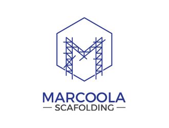 Marcoola Scaffolding  logo design by MarkindDesign