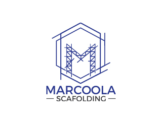 Marcoola Scaffolding  logo design by MarkindDesign