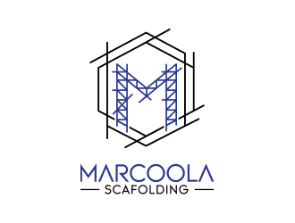Marcoola Scaffolding  logo design by MarkindDesign