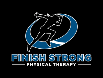 Finish Strong Physical Therapy logo design by ekitessar