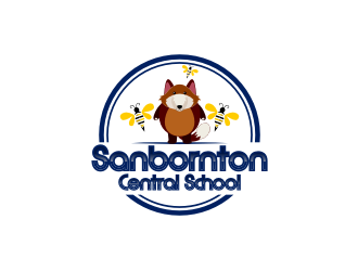 Sanbornton Central School logo design by ndndn