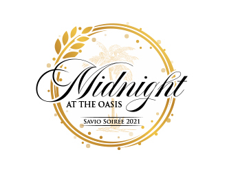 Midnight at the Oasis logo design by MarkindDesign