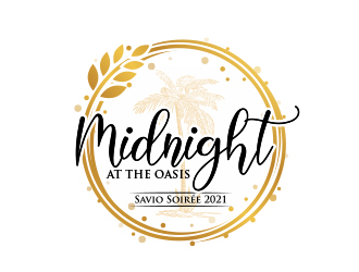 Midnight at the Oasis logo design by MarkindDesign