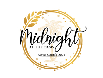 Midnight at the Oasis logo design by MarkindDesign