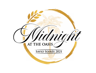 Midnight at the Oasis logo design by MarkindDesign