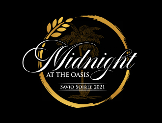 Midnight at the Oasis logo design by MarkindDesign